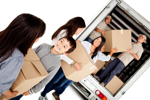 Removal team preparing house removals in Chelsea