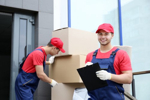 Man with van moving service in Chelsea with careful loading