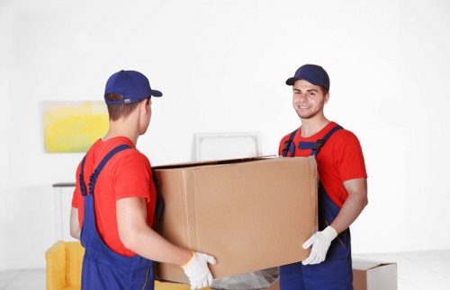 Packing and preparation for a Chelsea man with a van move