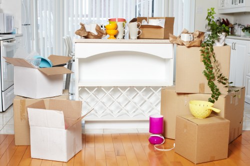 Efficiently loading boxes into a moving truck in Chelsea