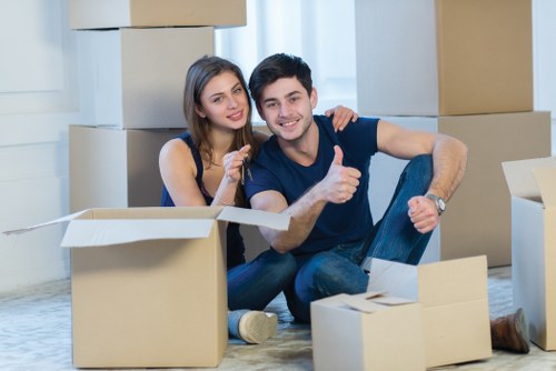 Commercial moving truck service in Chelsea for office relocations