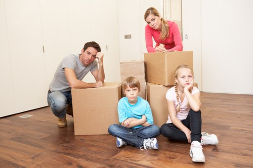Packing and furniture protection used during a Chelsea move