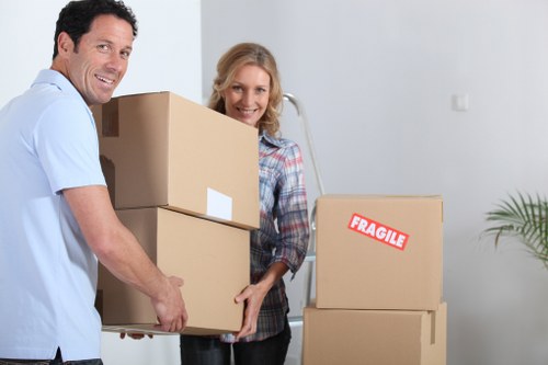 Efficient packing process for a Chelsea home move